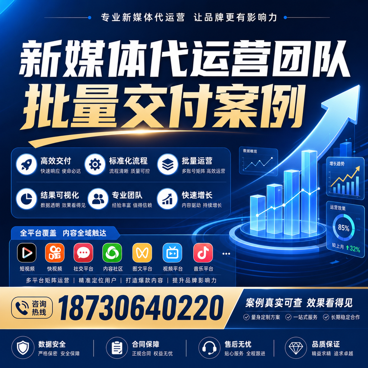 衡阳代运营公司多客户账号批量高效交付案例